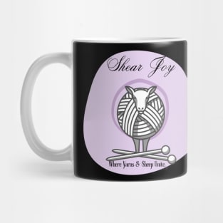 Shear Joy:  where yarns & sheep unite. Mug